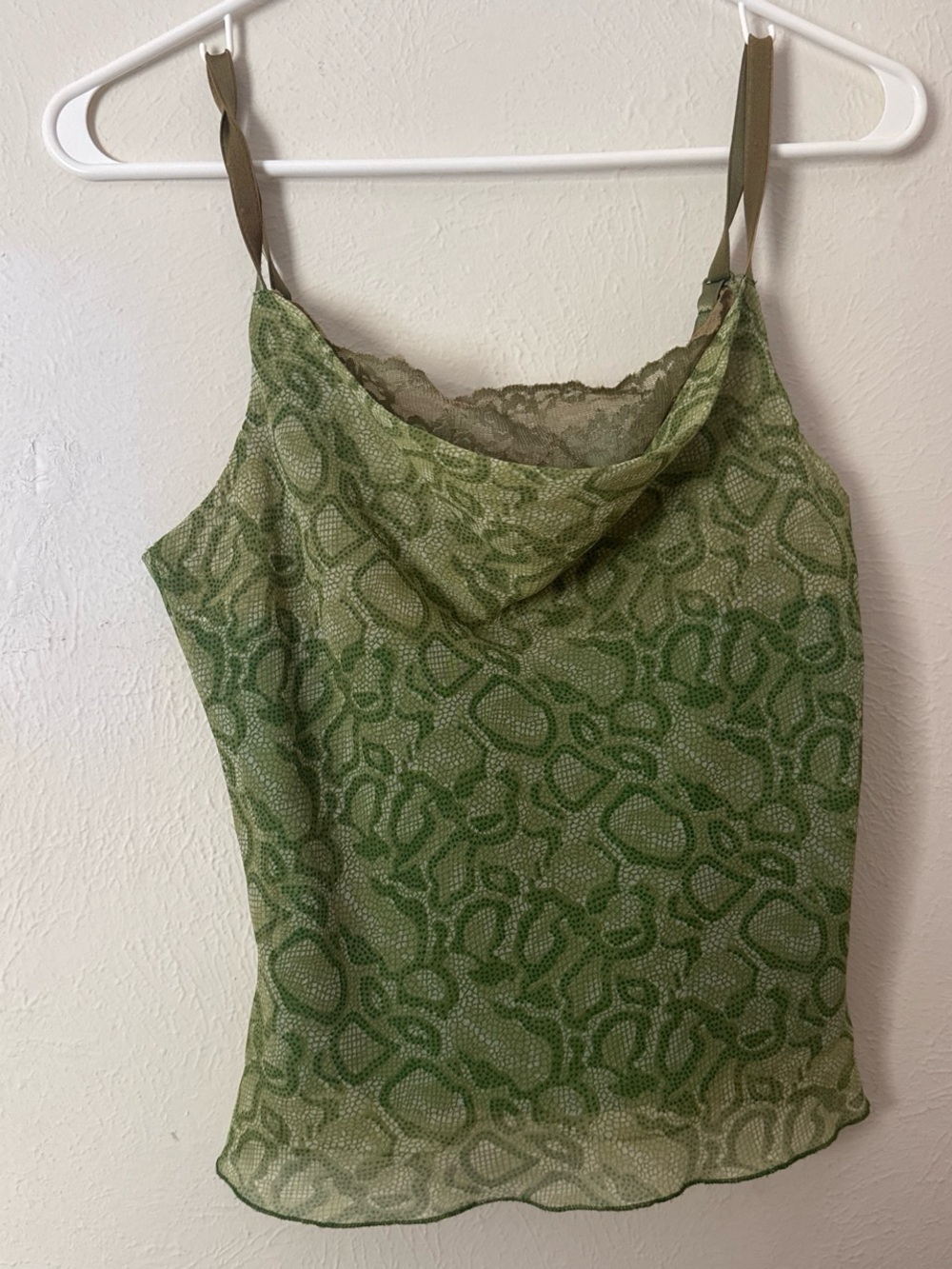 Green Patterned Pet Reptile Tank Top Cover